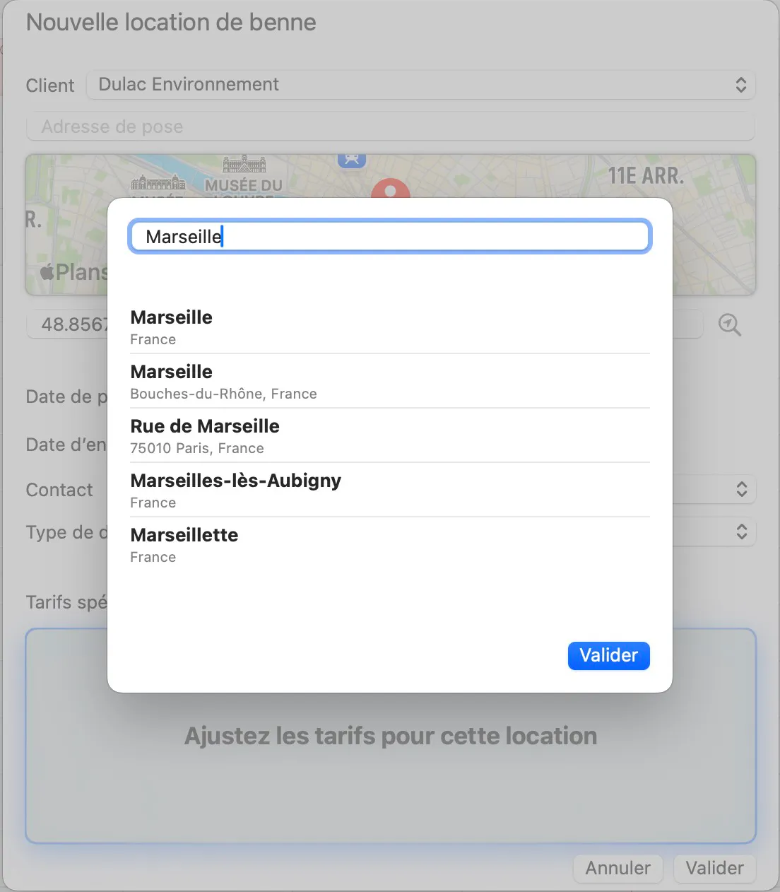 localisation BennesPro