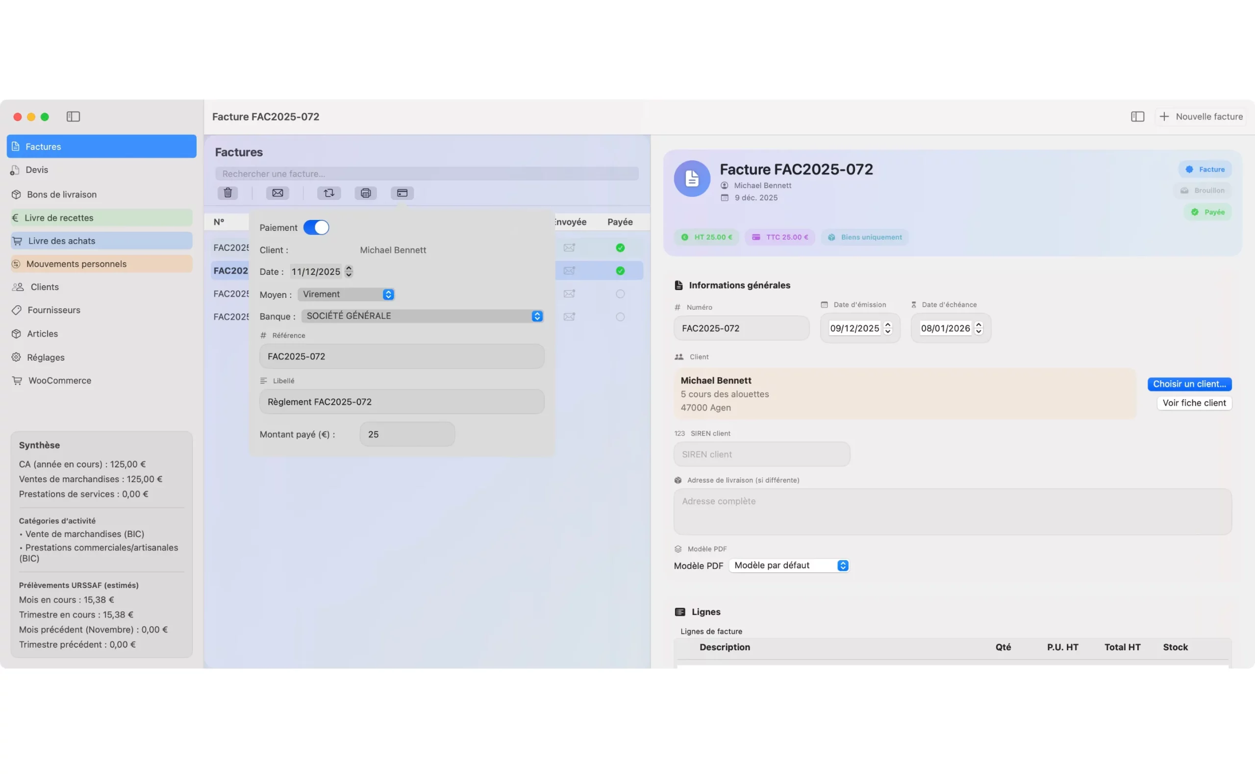 Micro-Entreprise : Le paiement des factures