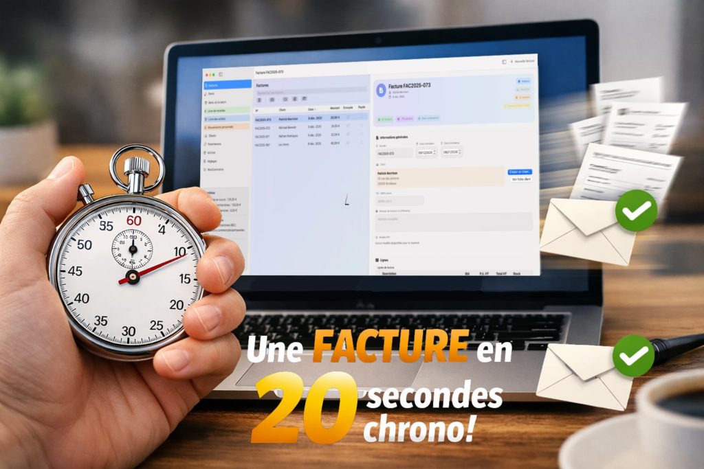 Micro-entreprise : l’application Mac pour auto-entrepreneurs malins — une facture en 20 secondes chrono