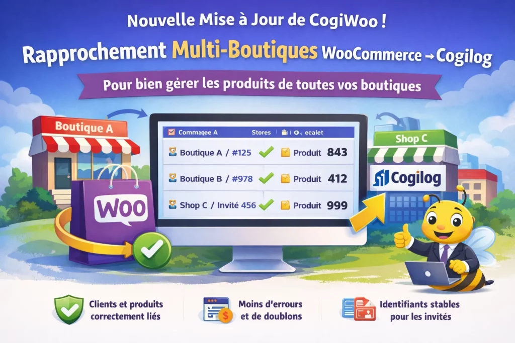 CogiWoo prépare une mise à jour gratuite majeure pour le rapprochement produits multi-boutiques sur Mac
