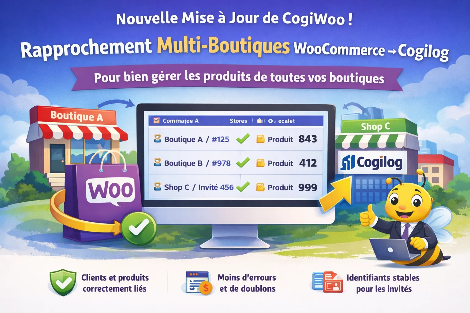 CogiWoo : rapprochement multi-boutiques
