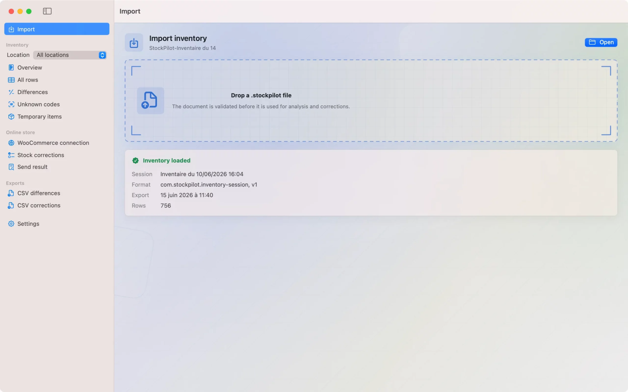 StockPilotControl home